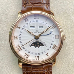 Blancpain Villeret 6654 OM Factory Hot Replica Watches White Dial- Hot Replica Watches
