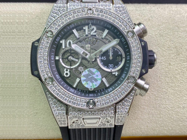 Hublot BIG BANG 421.NX.1170.RX.1704 ZF Factory Hot Replica Watches Black Strap - Hot Replica Watches