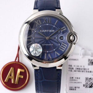 Cartier Ballon Bleu WSBB0027 AF Factory Hot Replica Watches Blue Strap - Hot Replica Watches