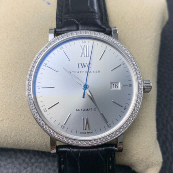 IWC Portofino IW356514 V7 Factory Hot Replica Watches Silver Dial - Hot Replica Watches