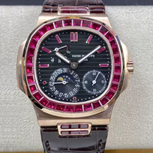 Patek Philippe Nautilus 5724 GR Factory Hot Replica Watches Black Dial - Hot Replica Watches