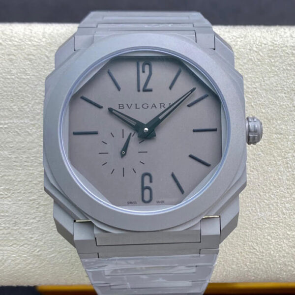 Bvlgari Octo 102713 BGO40C14TTXTAUTO BV Factory Hot Replica Watches Gray Case - Hot Replica Watches