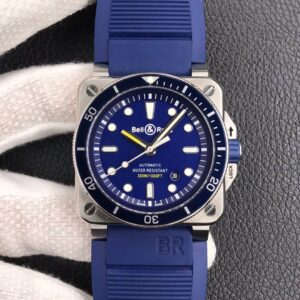 Bell & Ross BR0392-D-BU-ST/SRB Hot Replica Watches Blue Strap - Hot Replica Watches