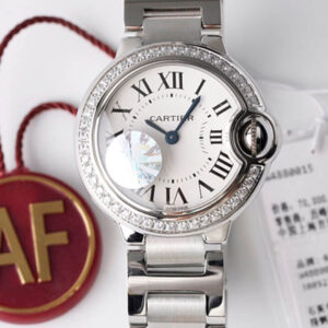 Cartier Ballon Bleu W4BB0015 AF Factory Hot Replica Watches Steel Strap - Hot Replica Watches