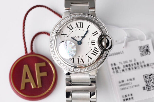 Cartier Ballon Bleu W4BB0015 AF Factory Hot Replica Watches Steel Strap - Hot Replica Watches
