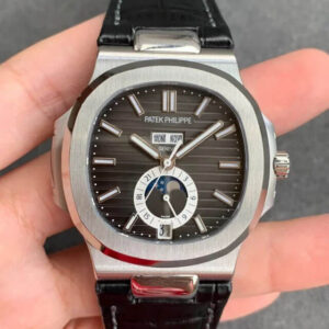 Patek Philippe Nautilus 5726/1A-001 GR Factory Hot Replica Watches Black Strap - Hot Replica Watches