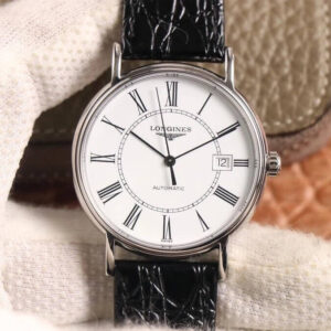 Longines Presence L4.921.4.11.2 KY factory Hot Replica Watches Black Strap - Hot Replica Watches