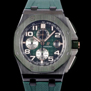 Audemars Piguet Royal Oak Offshore 26405CE.OO.A056CA.01 RS Factory Hot Replica Watches Green Strap - Hot Replica Watches