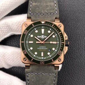 Bell & Ross BR0392-D-G-BR/SCA Hot Replica Watches Green Dial - Hot Replica Watches