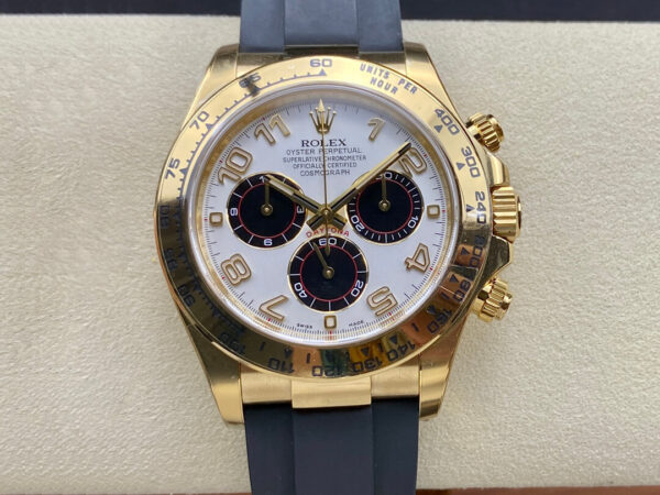 Rolex Daytona 116528 Clean Factory Hot Replica Watches White Dial - Hot Replica Watches