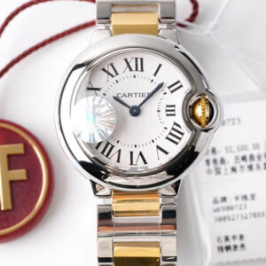 Cartier Ballon Bleu W69007Z3 AF Factory Hot Replica Watches White Dial - Hot Replica Watches