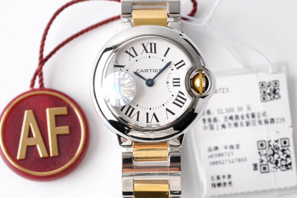 Cartier Ballon Bleu W69007Z3 AF Factory Hot Replica Watches White Dial - Hot Replica Watches