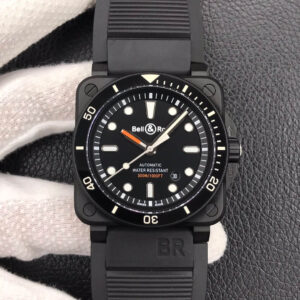 Bell & Ross BR0392-D-BL-CE/SRB Hot Replica Watches Black Strap - Hot Replica Watches