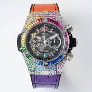 Hublot BIG BANG 411.NX.1117.LR.0999 ZF Factory Hot Replica Watches Colored Diamond Dial - Hot Replica Watches