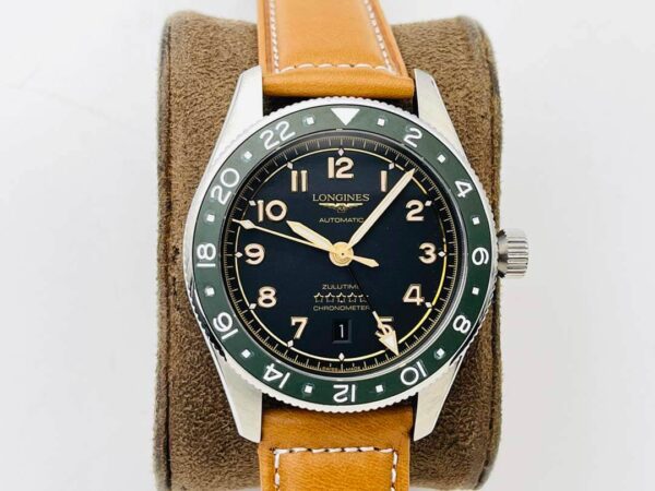 Longines Spirit L3.812.4.63.2 LG Factory Hot Replica Watches Orange Strap - Hot Replica Watches