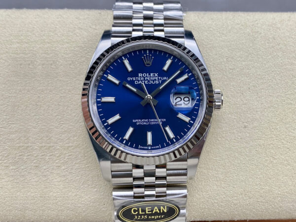 Rolex Datejust M126234-0017 Clean Factory Hot Replica Watches Dark Blue Dial - Hot Replica Watches