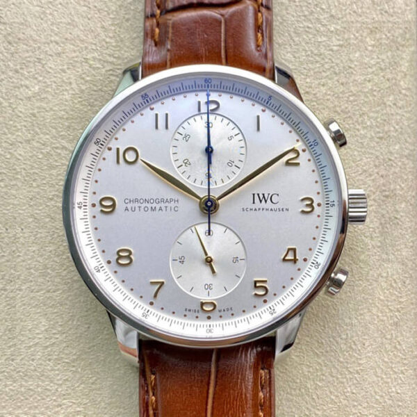IWC Portugieser IW371604 ZF Factory Hot Replica Watches Brown Strap - Hot Replica Watches