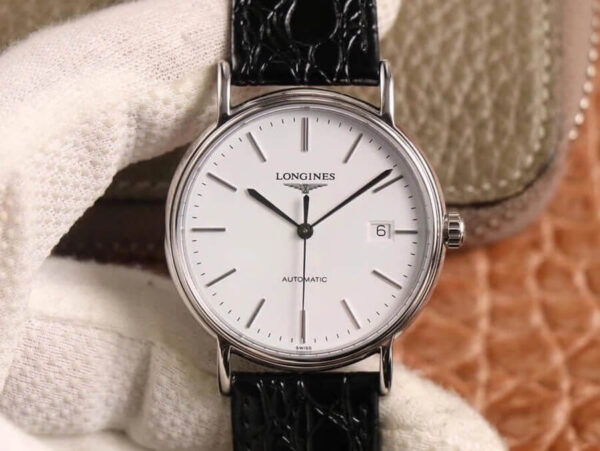 Longines Presence L4.790.4.12.2 KY factory Hot Replica Watches Black Strap - Hot Replica Watches