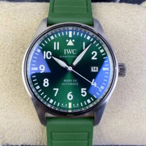 IWC Pilot IW328205 M+ Factory Hot Replica Watches Green Strap - Hot Replica Watches