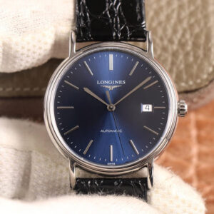 Longines Presence L4.921.4.92.2 KY Factory Hot Replica Watches Black Strap - Hot Replica Watches