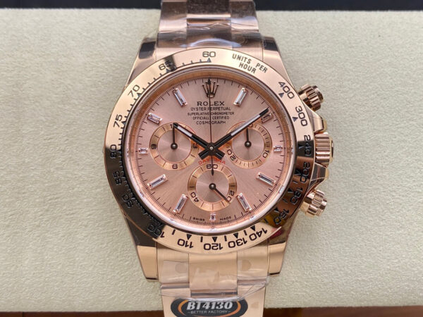 Rolex Daytona M116505-0012 BT Factory Hot Replica Watches Rose Gold Case - Hot Replica Watches