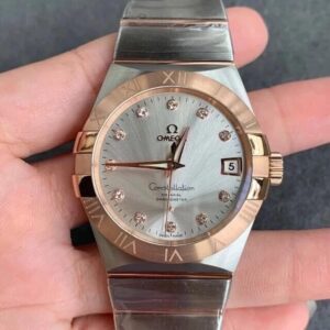 Omega Constellation 123.20.38.21.52.001 VS Factory Hot Replica Watches Silver Dial - Hot Replica Watches