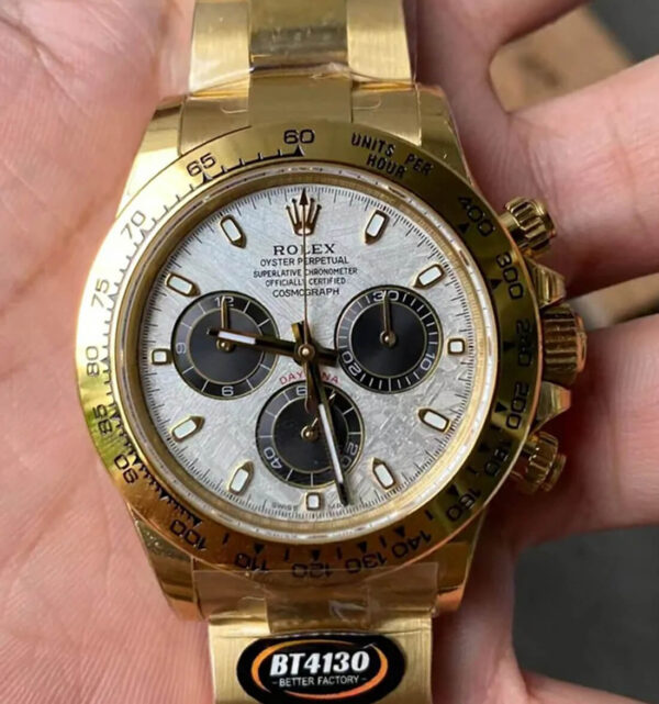 Rolex Daytona M116508-0015 BT Factory Hot Replica Watches Gold Case - Hot Replica Watches