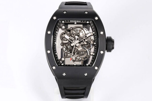 Richard Mille RM-055 BBR Factory Hot Replica Watches Black Case - Hot Replica Watches