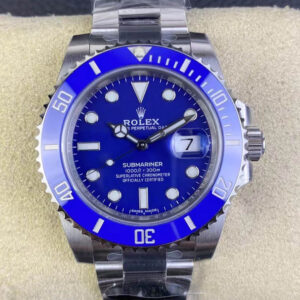 Rolex Submariner 116619LB-97209 Clean Factory Hot Replica Watches Blue Dial - Hot Replica Watches