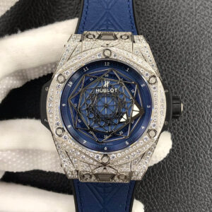 Hublot Big Bang WWF Factory Hot Replica Watches Blue Strap - Hot Replica Watches