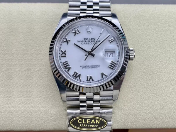 Rolex Datejust M126234-0025 Clean Factory Hot Replica Watches White Dial - Hot Replica Watches