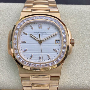 Patek Philippe Nautilus PPF Factory Hot Replica Watches White Dial - Hot Replica Watches