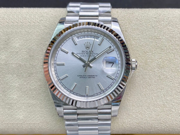 Rolex Day Date EW Factory Hot Replica Watches Steel Strap - Hot Replica Watches