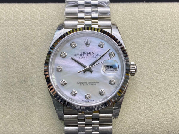 Rolex Datejust 178384-NG-63160 EW Factory Hot Replica Watches Steel Strap - Hot Replica Watches