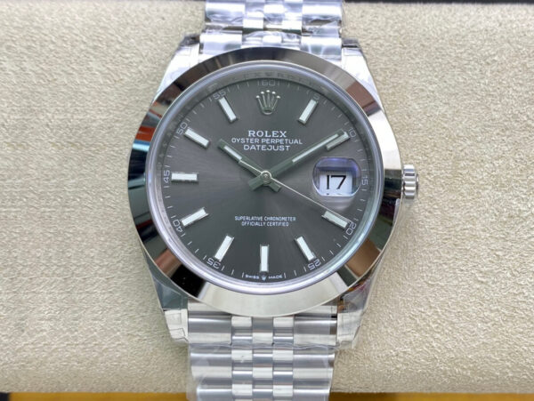Rolex Datejust M126300-0008 VS Factory Hot Replica Watches Gray Dial - Hot Replica Watches