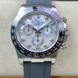Rolex Daytona M116519LN-0026 Clean Factory Hot Replica Watches Black Rubber Strap - Hot Replica Watches
