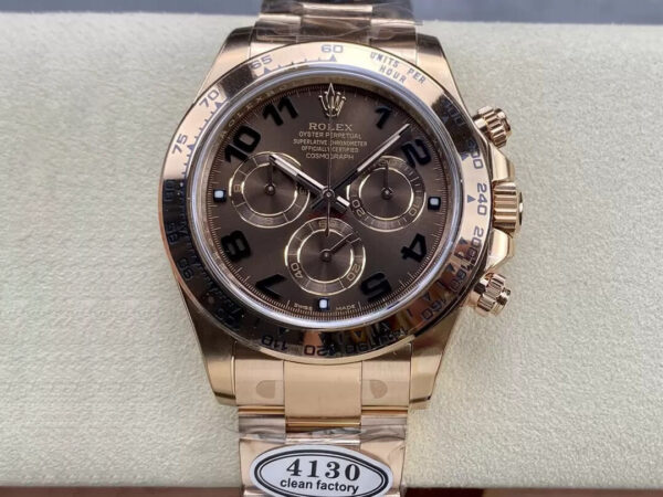 Rolex Daytona M116505-0011 Clean Factory Hot Replica Watches Brown Dial - Hot Replica Watches