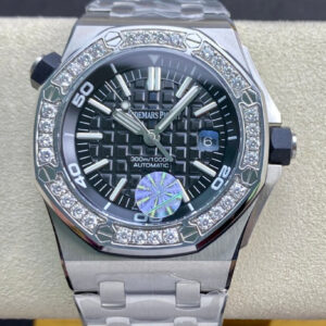 Audemars Piguet Royal Oak Offshore 15703 JF Factory Hot Replica Watches Black Dial - Hot Replica Watches
