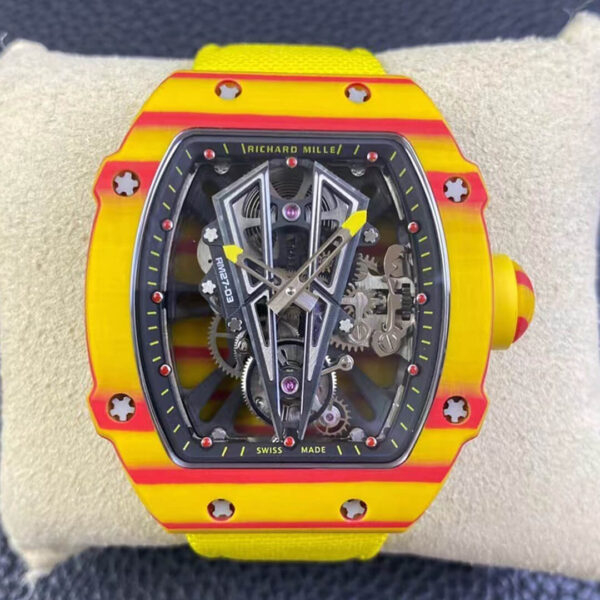 Richard Mille RM27-03 RM Factory Hot Replica Watches Yellow Strap - Hot Replica Watches