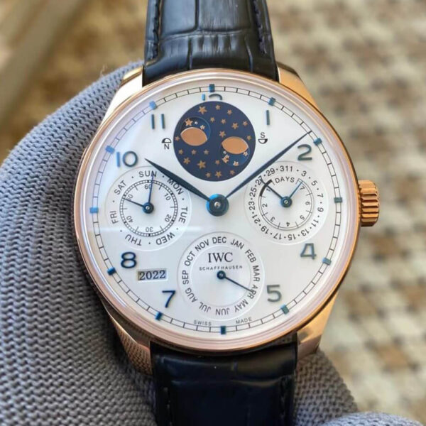 IWC Portuguese IW503405 APS Factory Hot Replica Watches Black Strap - Hot Replica Watches