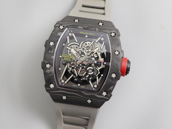 Richard Mille RM035 KV Factory Hot Replica Watches Gray Strap - Hot Replica Watches