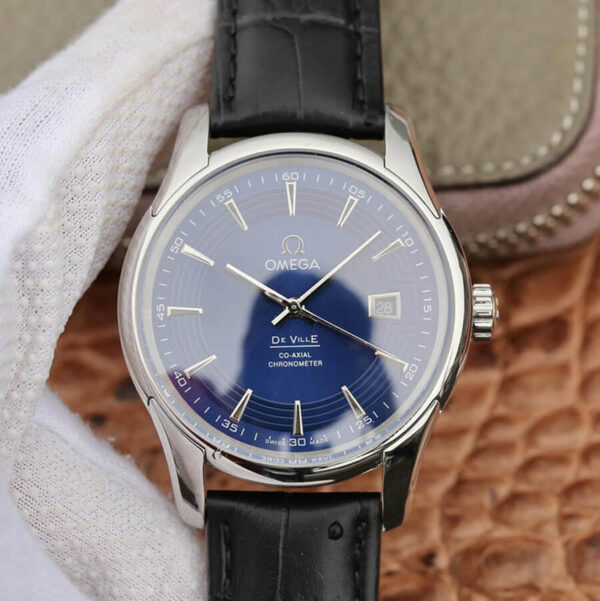 Omega De Ville 431.33.41.21.03.001 VS Factory Hot Replica Watches Black Strap - Hot Replica Watches