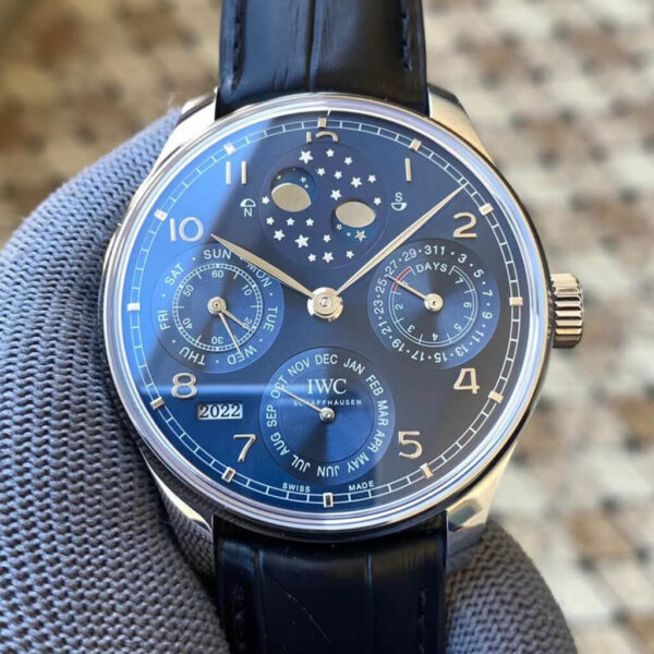 IWC Portuguese IW503401 APS Factory Hot Replica Watches Black Strap - Hot Replica Watches