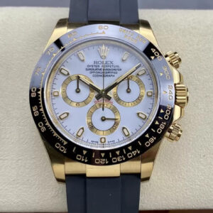 Rolex Daytona M116518LN-0041 Clean Factory Hot Replica Watches Gold White Dial - Hot Replica Watches
