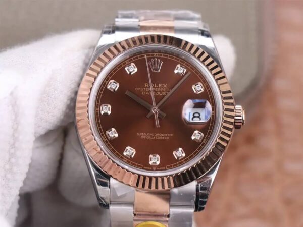 Rolex Datejust M126331-0003 TW Factory Hot Replica Watches Brown Dial - Hot Replica Watches