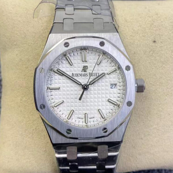 Audemars Piguet Royal Oak 77350ST.OO.1261ST.01 8F Factory Hot Replica Watches White Dial - Hot Replica Watches