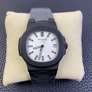 Patek Philippe Nautilus PPF Factory Hot Replica Watches Black Case - Hot Replica Watches
