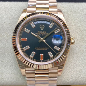 Rolex Day Date EW Factory Hot Replica Watches Rose Gold Case - Hot Replica Watches