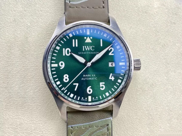 IWC Pilot IW328205 M+ Factory Hot Replica Watches Green Dial - Hot Replica Watches