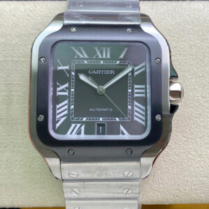 Cartier Santos WSSA0037 GF Factory Hot Replica Watches Gray Dial - Hot Replica Watches